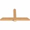 Ekena Millwork Eugene Smooth Timber Gable Bracket, Western Red Cedar, 60"W x 32"H x 3 1/2"D x 5 1/2"F, 13/12 Pitch GBW060X32X0406EUG00SWR - alternate 2
